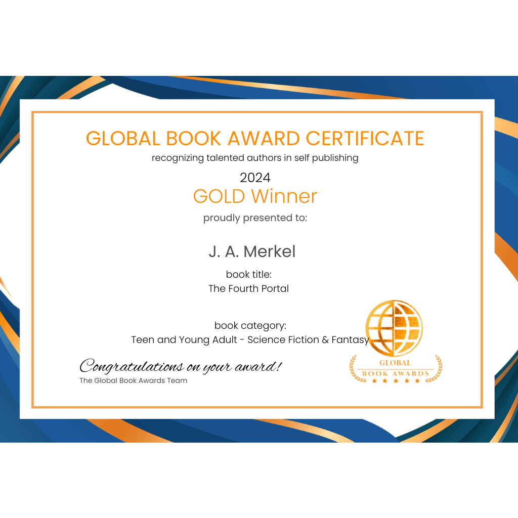 GLOBAL BOOK AWARD CERTIFICATE - J. A. MERKEL